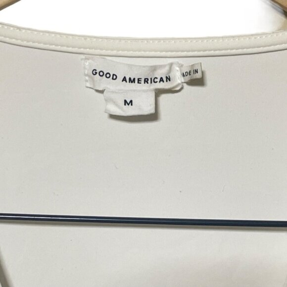 Good American sleeveless v neck scuba knit thong bodysuit - Picture 3 of 4